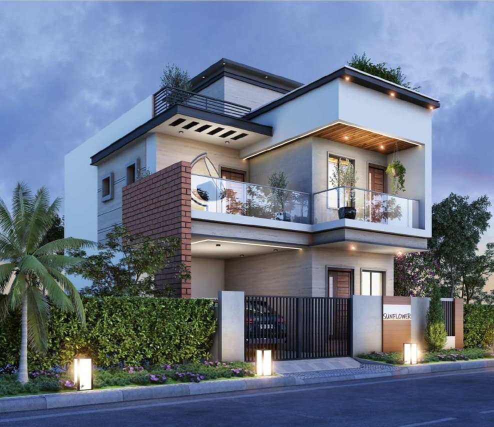Sunflower villa model