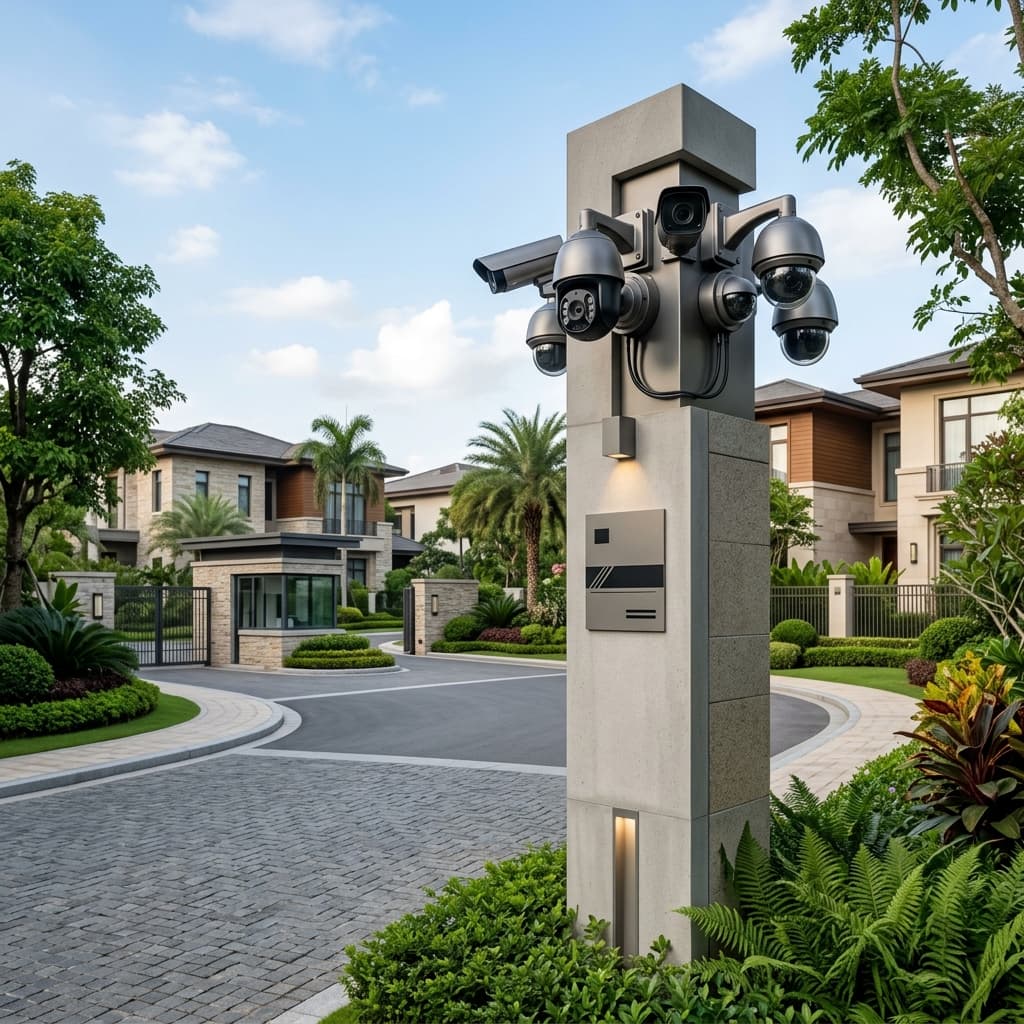 CCTV security system at Nirvana City