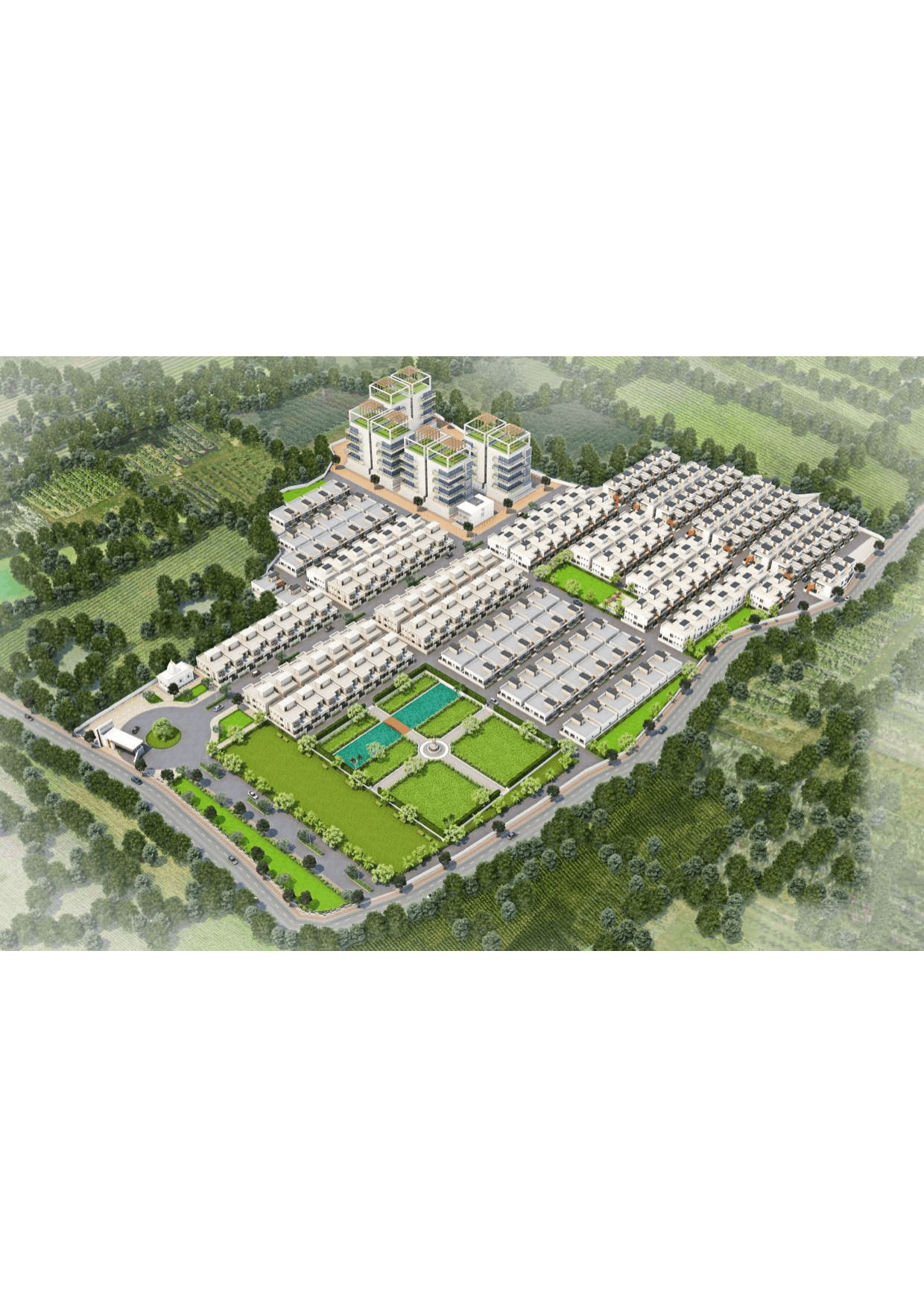 Nirvana City General Township Layout Plan